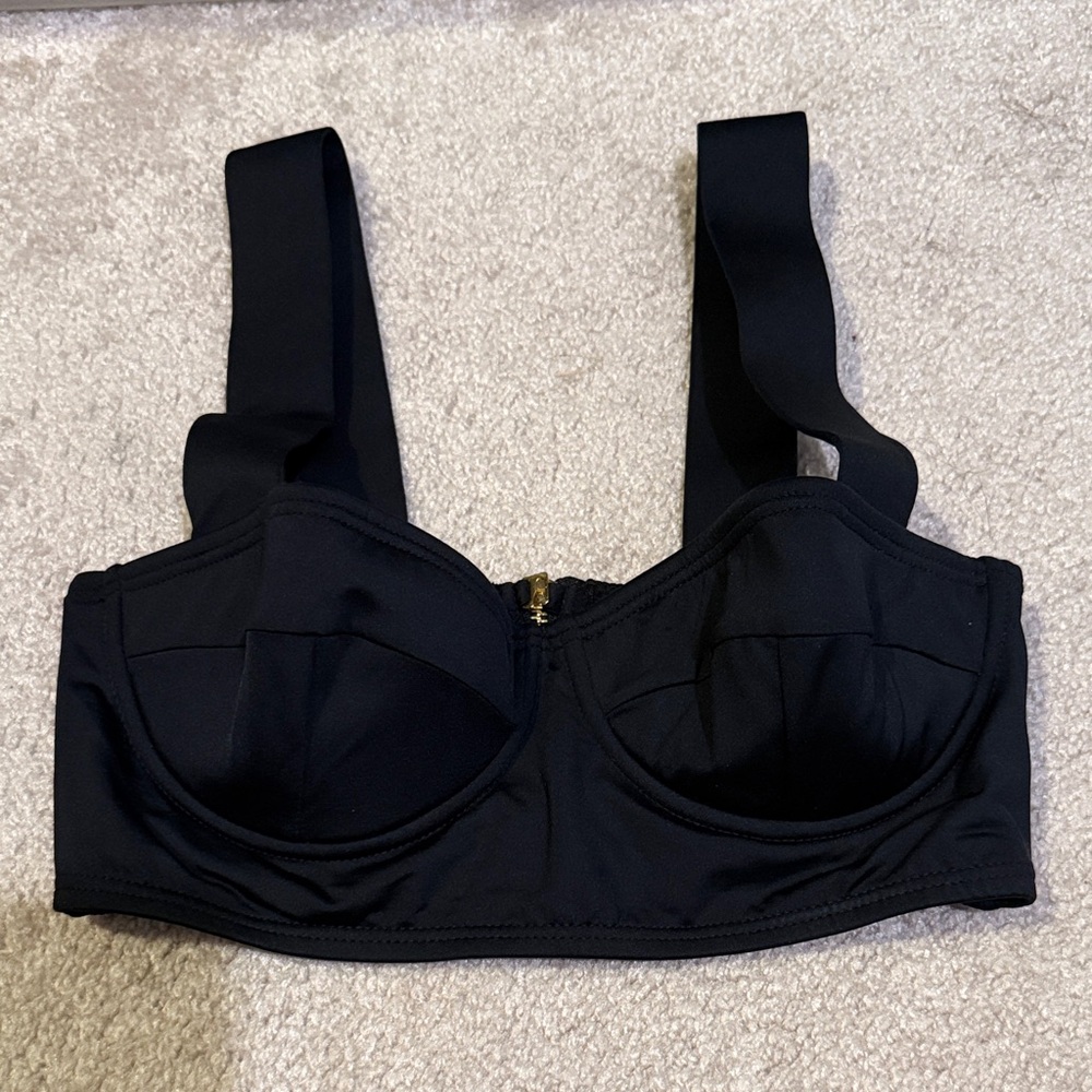 kate spade Black Bikini Top